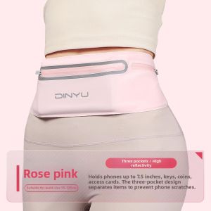 Womens Running Waist Bag Waterproof Thin Sport