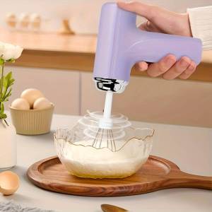 Electric Egg Beater Coffee Frother Milk Whisk MINI Food Blender Egg White Whipped USB Rechargeable Three Speeds Whisk Tools