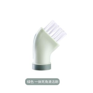 Bàn Chải Vệ Sinh Đa Năng Không Có Góc Chết Có Thể Kết Nối Với Chai Nước Khoáng Bàn Chải Đầu Phẳng Dùng Để Vệ Sinh Ướt Và Khô