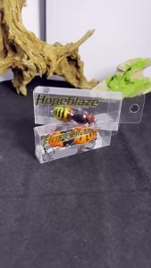 Hopeblaze Wasp Topwater Crawler Lures 5g/9g ABS Splash Hard Bait Black Nickel Treble Hook For Bass Perch Snakehead Catfish