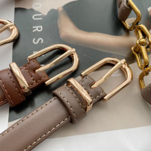 【2.0cm】Athosline Womens Belt Pin Buckle Genuine Cow Leather Belt for Dress&Jeans&Suit with Gift Box Fashion Accessories Casual Style Present for Her