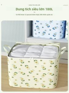 Túi Đựng Đồ Cỡ Lớn 100L Chống Thấm Nước Chống Ẩm Thân Thiện Với Môi Trường Gấp Gọn Được Dùng Để Đựng Chăn Mền Đồ Dùng Trong Tủ Quần Áo & Hành Lý