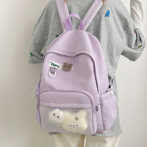 Cute Simple Large Capacity School Bag