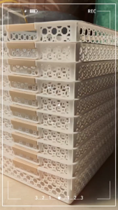 Khay nhựa chữ nhật khay ý A4 Việt Nhật đa năng đựng tài liệu đồ dùng học tập tiện lợi