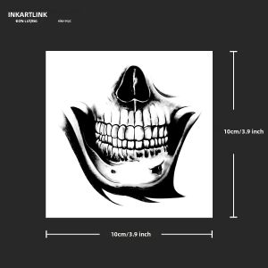 Hình Xăm Tạm Thời Hình Đầu Lâu Miếng Dán Chống Nước Bán Vĩnh Viễn Có Thể Giữ Được Đến 15 Ngày Dành Cho Lứa Tuổi Từ 14 Trở Lên Thương Hiệu Inkartlink