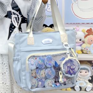 LUSUO | Cute Clear Crossbody Bag For Girls Daily Commute