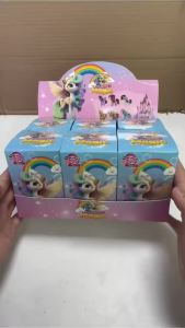 Bandai | Kawayi My Little Poni Action Blind Box Figures Toy Cartoon Anime Model Doll Room Decoration Birthday Gift for Friend/Classmate