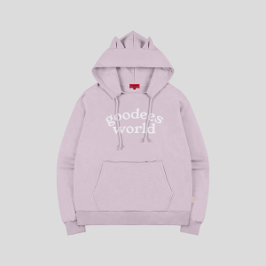 GOOD BAI | Hoodie Loose Fit Cat Ear Logo Printed