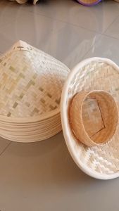 Caping topi petani diameter 38cm free kopiah / topi caping sawah petani