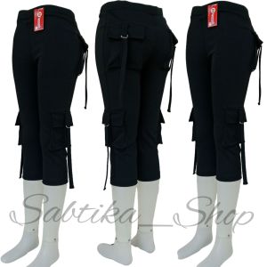 CELANA SENAM CBR ROK KANTONG SAMPING WANITA AEROBIK JOGGING OLAHRAGA TERBARU BAHAN TC SPANDEX PREMIUM