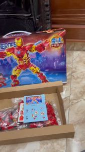 Đồ chơi lắp ráp 6105 330 chi tiết mô hình Siêu anh hùng Ahero Robot siêu ngầu quà tặng cho bé