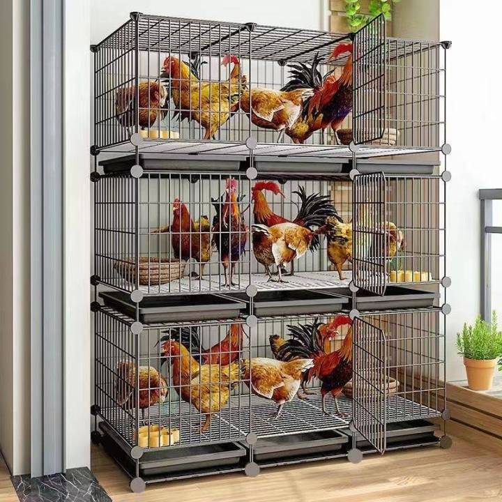 Balcony Odorless Fowl Coop Chicken Cage For Home Thick Large Breeding ...