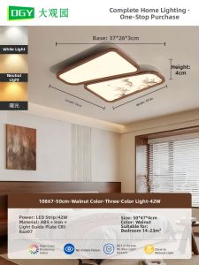 DGY | Vintage Song Dynasty Style Eye-protecting Bamboo Ceiling Light