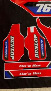 Decal CRF 150L motif MERAH PUTIH BIRU full body crf 150l D-I2-659 I2-795 I2-785