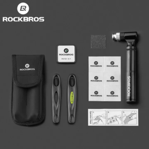 ROCKBROS Bộ Dụng Cụ Sửa Chữa Xe Đạp Sửa Chữa Lốp Kit Bơm Xe Đạp Đa Năng Cần Gạt Lốp Màng Sửa Lốp