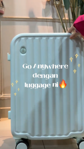 Handcarry Luggage bag Travel PC+ABS Suitcase Cup Holder Luggage 18/20/24/28 Inch Beg Bagasi