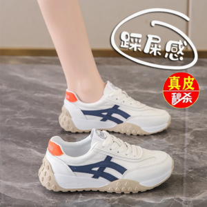 Womens Flat Casual Running Shoes Spring Autumn New Style Versatile Sports Agan Shoes Low Heel Breathable Mesh Inner Material