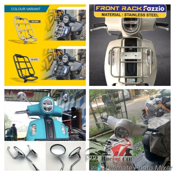 Front Rack Yamaha Fazzio Hybrid / Rak Rack Depan Fazzio Aksesoris pnp ...