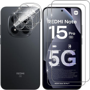 2.5D 9H Tempered Glass Screen Protector Camera Lens Film for Xiaomi Redmi Note 15 Pro 5G