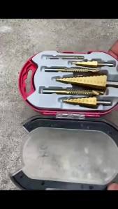 NiuXiang | HSS Step Drill Bit Set 4-12/20/32mm Metal Twist Drilling