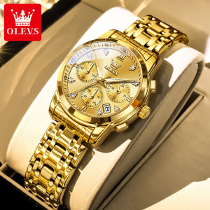 OLEVS watch for women waterproof chronograph calendar luminous fashion korean style ladies watches