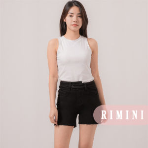 RIMINI - Bawahan Wanita Hotpant Jeans Non Formal Strech 26-33 - Vayda Strap Short  - 5144-1