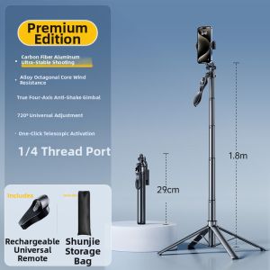 SOONJET | Alloy Tripod Live Streaming Photography Multifunctional 360 Degree Rotating Stand