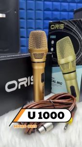 Micro dây karaoke chính hãng ORIS U1000 hát nhẹ hút giọng mic kèm dây zin dài 5m chống gãy bền bỉ - ORIS Professional