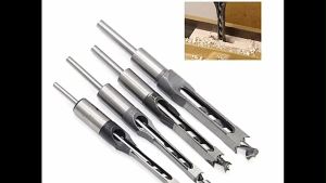 1/4 (6.4mm) 5/16 (8.0mm) 3/8 (9.5mm) 1/2 (12.7mm) Woodworking Square Hole Mortiser HSS Twist Drill Bits Set DIY Tools