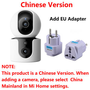 Xiaomi | Xiaomi Smart Camera C300 Dual Lens PTZ 360° AI Detection 3 Million Pixels Full Color Night Vision WiFi 6 Home Security Mi Home C
