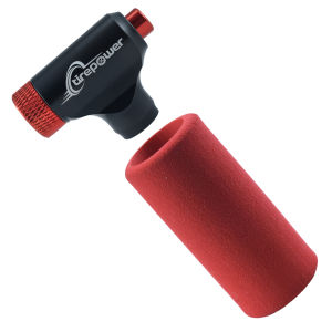 Mini CO2 Inflator Easy Operate Quick Easy Inflator Presta Schrader Valve Compatible Bicycle Tyre Pump for Road Mountain Bikes