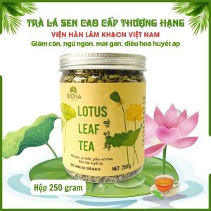 Trà lá sen Biona khô sấy lạnh detox giảm cân an thần ngủ ngon trà thảo mộc thanh lọc cơ thể mát gan dễ ngủ siêu sạch tiết kiệm hộp 250g