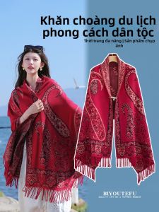 BIYOUTEFU | Áo Choàng Dân Tộc Ấm Áp Mùa Đông