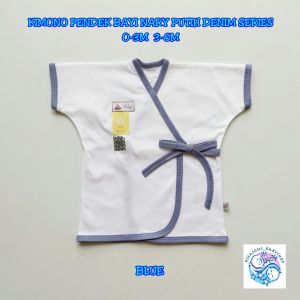 KIMONO PENDEK BAYI NARY PUTIH DENIM SERIES