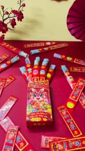 Hộp bao lì xì gieo quẻ hộp 12 quẻ hình chữ nhật