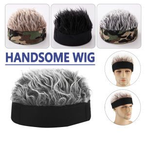 Wig Hat Men Women Outdoor Sports Cotton Cool Hip Hop Versatile Trendy Fashionable Wig Baseball Cap With Hair Hat Casual Cap Short Hat