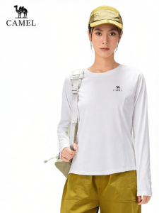CAMEL | Long Sleeve Slim Fit Breathable Drying T-Shirt