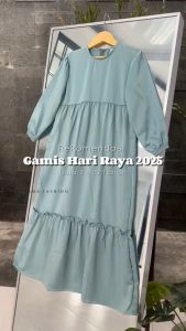 Gamis Lebaran Anak Azura Kids Bahan Premium Maxmara Lux Khasma Fashion