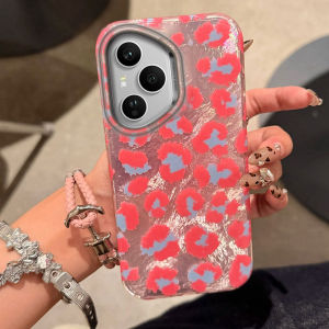 สีชมพูRetroเสือดาวผู้หญิงสําหรับHonor 400 200 90 สมาร์ทPro Magic7 6 5 70 Lite X9c X9a X8a X8b x6a X6c X7bฝาครอบ