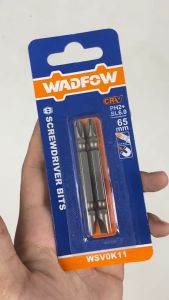 Bộ 2 Mũi bắt vít 2 đầu Wadfow WSV0K11 dài 65mm chất liệu thép cao chất được tôi cứng và xử lý nhiệt - Thinksafe