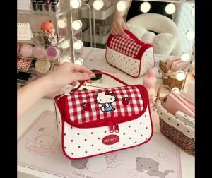 Sanrio | Hello Kitty Cosmetic Bag Large Capacity Travel Makeup Organizer with Handle