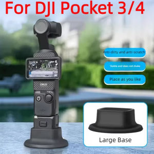 Silicone Non-Slip Desktop Mount For DJI Osmo Pocket 3 4 With Portable Charging Opening Base For DJI OSMO Pocket 3 4 Accessories