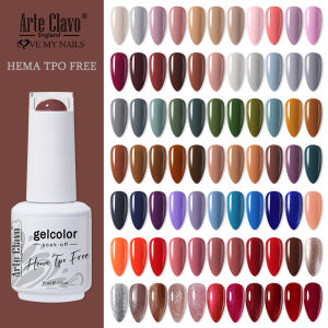 Arte Clavo 15ml HEMA TPO FREE Nail Gel Polish Red Brown Blue Semi Permanent Soak Off UV LED Nail Art Varnish Gel Nail Supplies