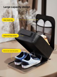 MONLEYTA | Portable Travel Shoe Bag Sport Shoes Storage Pouch Luggage Carry On Shoe Cover Socks Bag Ideal For Business Trips And Vacations