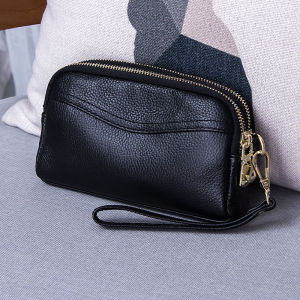 Fashionable Shell Shaped Mini Handbag Womens Leather Clutch Crossbody Shoulder Bag Dual Use Soft Casual Handbag Esunarty