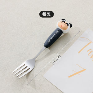 CRAYON SHINCHAN | Kawaii Cartoon Crayon Shin-Chan Student Ceramics Spoon Cute Kitchenware Porridge Soup Forks Home Restaurant Kid Birthday Gift