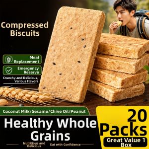 YIFANGYOUTA | Combat Rations Compressed Biscuits Meat Flavor