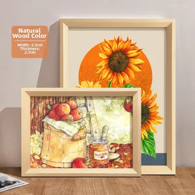 Modern Minimalist 16 Inch Photo Frame Poster Mounting Wall Hanging Empty Frame Childrens Puzzle Frame A3 A4 Picture Frame