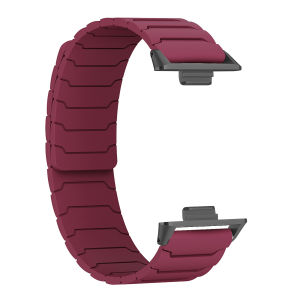 Magnetic Silicone Strap for Redmi Watch 6Active/6Lite/6 5 4 Sport Two Tone Wristband Bracelet for Xiaomi Band 8 9 10 Pro Correa