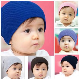 OKKFINE Boy/girl Soft Girl Boy Winter Warm Knitted Crochet Beanie Cap Baby Hat